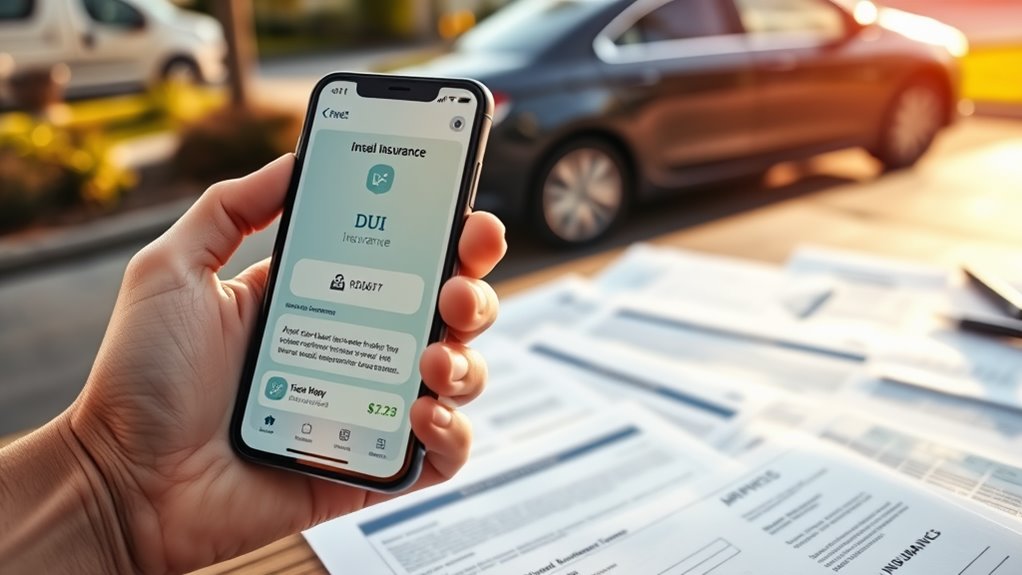 securing insurance post dui